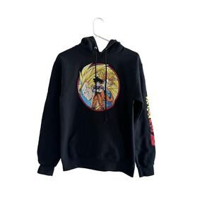 Dragon Ball Z Black Hoodie Size Small Unisex